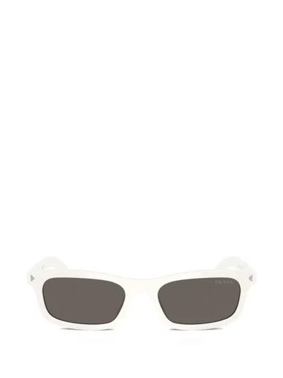 Prada Rectangle-frame Sunglasses In Brown