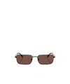 Prada Rectangle-frame Sunglasses In Brown