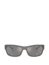 Prada Rectangle-frame Sunglasses In Gray