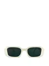 Prada Rectangle-frame Sunglasses In Green