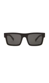 Prada Eyewear Square Frame Sunglasses In Black