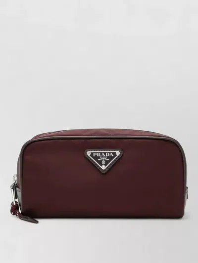 Prada Rectangular Clutch Bag Side Handle Design
