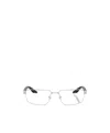 Prada 55mm Rectangle Optical Glasses In White