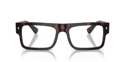 Prada Rectangular Frame Glasses In 17n1o1