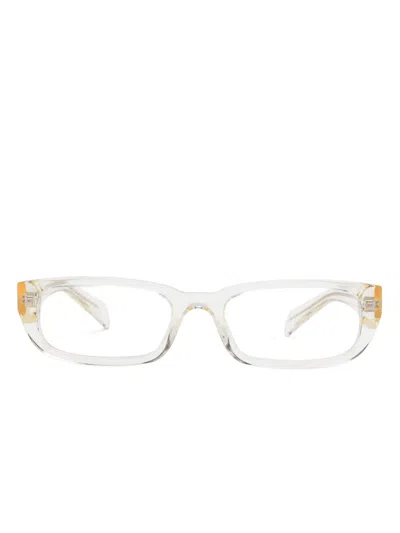 Prada Rectangular-frame Glasses In White