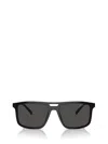 Prada Rectangular Frame Sunglasses In Black