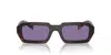 Prada Tortoiseshell-effect Rectangular Sunglasses In 17n50b