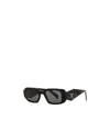 Prada Rectangular Frame Sunglasses In Black