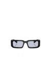 Prada Rectangular Frame Sunglasses In Blue