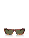 Prada Rectangular Frame Sunglasses Sunglasses In Brown