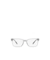 Prada 56mm Rectangular Optical Glasses In White