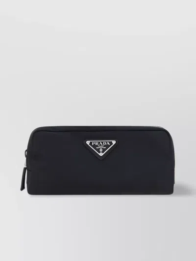 Prada Rectangular Leather Re-nylon Beauty Case