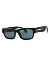 Prada Rectangular Men's Sunglasses With Premium Acetate Frame In Black