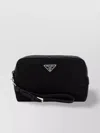 Prada Rectangular Shape Beauty Case With Wrist Strap