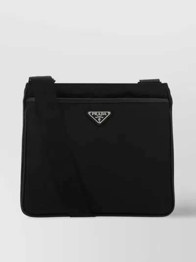 Prada Rectangular Shape Re-nylon Crossbody Bag