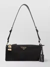 Prada Rectangular Shape Shoulder Bag In Black
