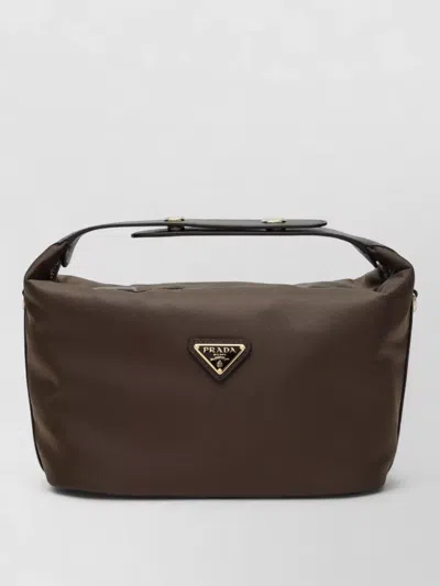 Prada Rectangular Shoulder Bag Top Handle Design