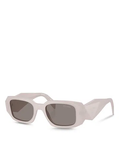 PRADA RECTANGULAR SUNGLASSES, 49MM