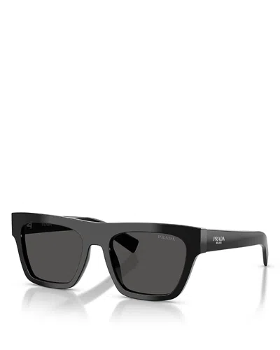 PRADA RECTANGULAR SUNGLASSES, 55MM