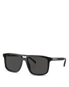 Prada Rectangular Sunglasses, 58mm In Black