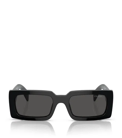 Prada Sonnenbrille Mit Logo In Black