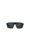 Prada Rectangular Sunglasses In Black