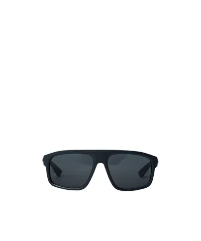 Prada Rectangular Sunglasses In Black