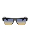 Prada Rectangular Sunglasses In Black