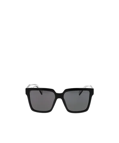 Prada Rectangular Sunglasses In Black