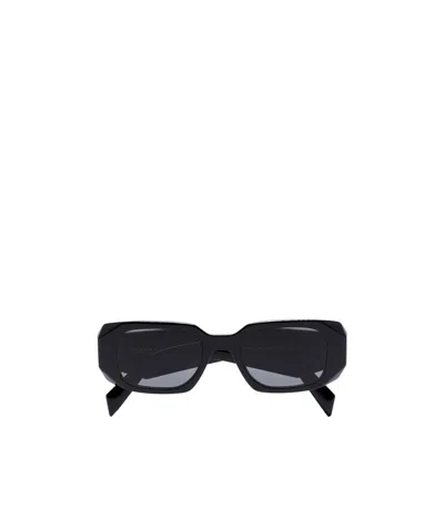 Prada Rectangular Sunglasses In Gray
