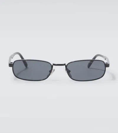 Prada Eckige Sonnenbrille In Schwarz