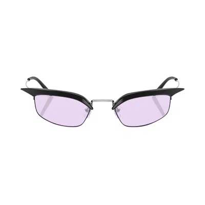 Pre-owned Prada Rectangular Sunglasses 'violet' | Black | Women's Size Onesize