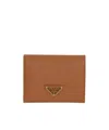 Prada Rectangular Wallet In Brown