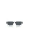 Prada 0pr C02s Translucent Acetate Sunglasses In Gray