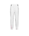 Prada Back Pleat Cropped Pant In White