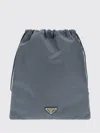 Prada Recycled Nylon Bucket Bag In Pink
