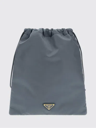 Prada Recycled Nylon Bucket Bag In Pink