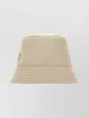 Prada Recycled Nylon Hat Featuring Metal Accents In Neutral