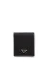 Prada Recycled-nylon Logo Plaque Wallet