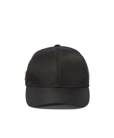 PRADA PRADA RE-NYLON LOGO PLAQUE BASEBALL HAT