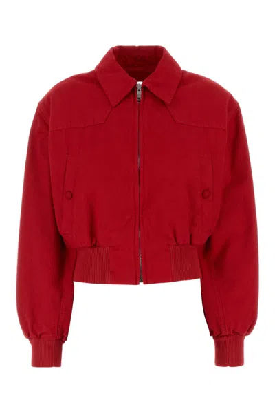 Prada Red Canvas Jacket