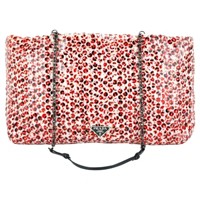Pre-owned Prada Red Sequin Bag