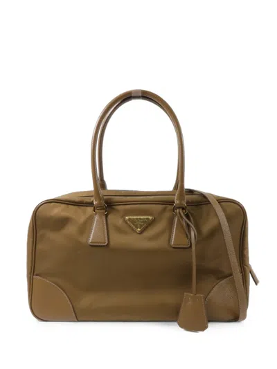 Pre-owned Prada Re-edition 1978 Shoulder Bag In Brown