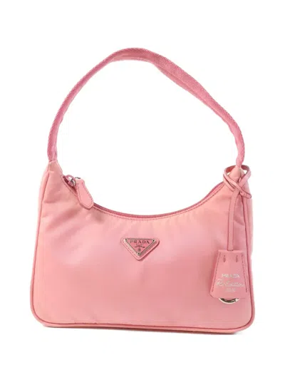 Pre-owned Prada Re-edition 2000 Handbag In Pink