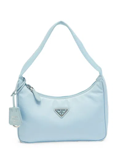 Pre-owned Prada Re-edition 2000 Shoulder Bag In Blue