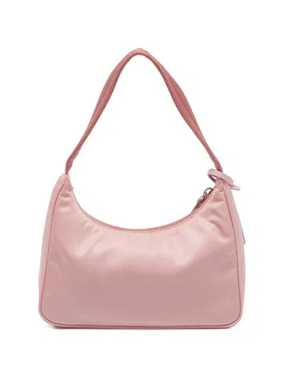 Pre-owned Prada Re-edition 2000 Shoulder Bag In Pink