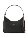 Prada Re-edition 2005 Mini Bag In Re-nylon And Saffiano In Black