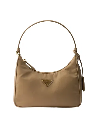 Prada Re-edition 2005 Re-nylon And Saffiano Mini Bag In Green