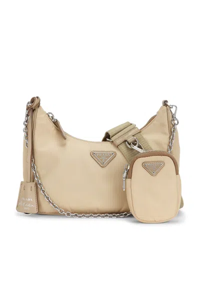 Pre-owned Prada Re-edition 2005 Re-nylon Shoulder Bag In Pink