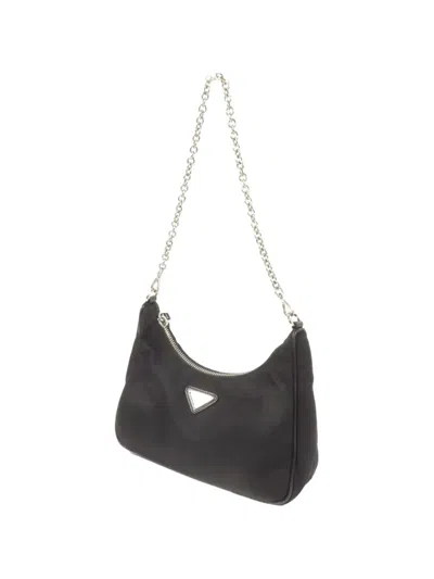 Pre-owned Prada Re-edition 2005 Shoulder Bag In Black